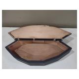 Antique Black diamond shape box