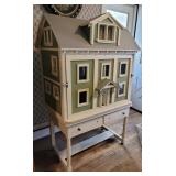 Vintage Doll House w/contents & base - Amazing 1