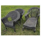 3pc wicker set