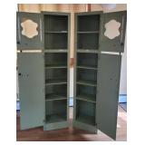 Pair of original "Sweetheart" retro kitchen