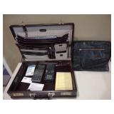 2 vintage briefcases.