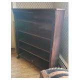 Mahogany Empire style bookcase 43x51x14deep -