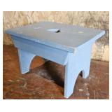 Painted stool bench 15"12"10"
