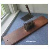 Wool comb & early card