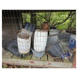 Contents of chicken coop