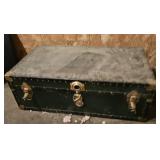 Foot locker with burlap 36"20"13x