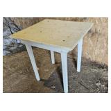 Painted table 23"24
