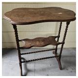 Walnut Jenny Lind stand 27"16"29"