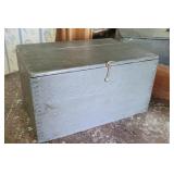 Ptd Dovetailed box with cloth lining