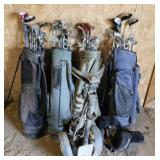 Golf clubs w/bags