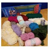 Knifty Knitter Long Loom Series & yarn