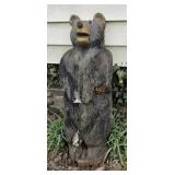 Carved bear 40"