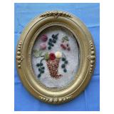 Needle felt cornucopia approx 14"x12"