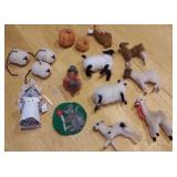 Felt wool animals