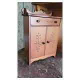 spoon carved doll wardrobe