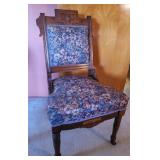 Eastlake carved parlor chair - could use some