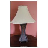 Heavy ceramic lamp  30" - upstairs