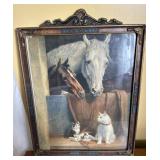 Framed 1914 print Friends