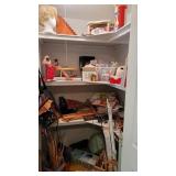 Contents of upstairs closet - lots of dollhouse