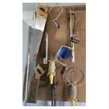 Hand saws, speed square, etc