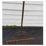 Wooden rake
