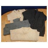 Wool Sweaters- 3 s,m,XL & polyester..(needs