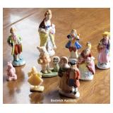 Tiny figurines - some occupied Japan