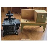 2 Toy stoves -  Little lady ranges - green