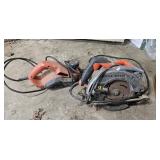 Black and Decker circular saw, hand held planner