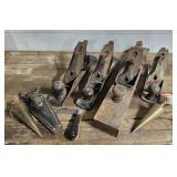 Block plains and plumb bobs