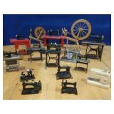 Sewing miniatures, metal & plastic