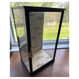 Glass Doll showcase approx 21"x12"x10"