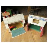 Fisher Price barn & schoolhouse