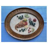 Wool cornucopia approx 9"x11"