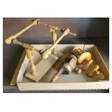 Box 3 pcs - loom?, Winder, & thing?