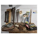 Saws, wiper blades, dovetail jig, etc