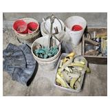 Straps, hardware, 4 tire tubes, etc