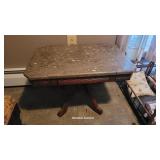 Beautiful Eastlake parlor marble top coffee table