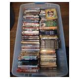 HUGE TUB of Family DVD movies 2 layers deep
