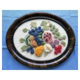 Mixed fruit needle felt approx 13"x16"