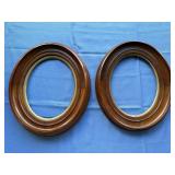 2 BEAUTIFUL oval frames