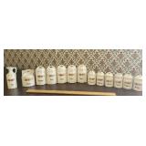 Tiny doll/child German canister set