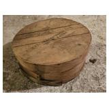 Cheese box with bird nests