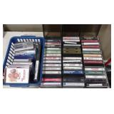 Lot of cassette tapes, Willie nelson, George