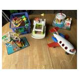 Fisher Price boat, plane, Ferris wheel & carousel