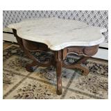 Turtle top marble top choice table 34"25"19"