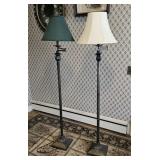 2 floor lamps