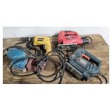 Jig saws, drill, sander