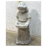 Concrete Garden Statue / Dutch Girl