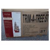 Pre-Lit Trees in Sleigh Decor. Over 4